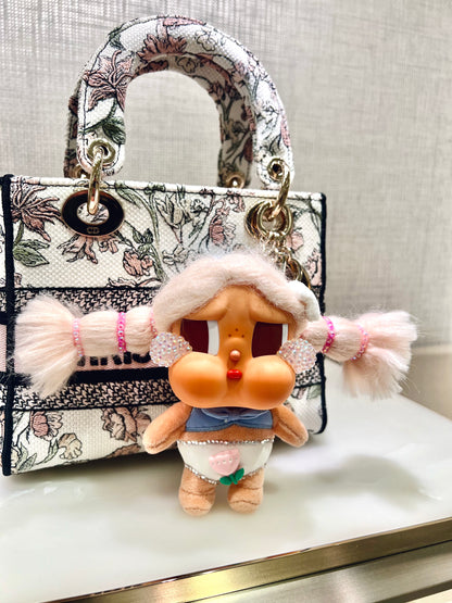 custom crybaby with rhinestone details | handmade pop mart figurine