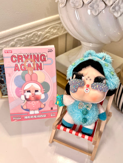 Custom CRYBABY WHAT a FROG, Plush Doll, Crying Again Series, Blind Box