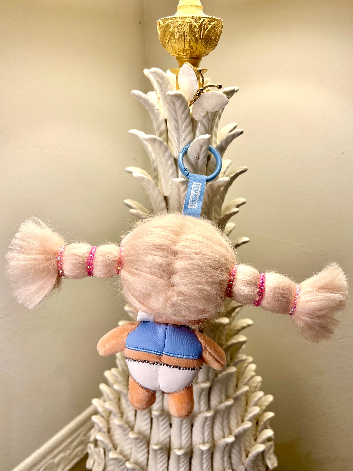 handmade crybaby figurine back | custom pop mart baby collectible