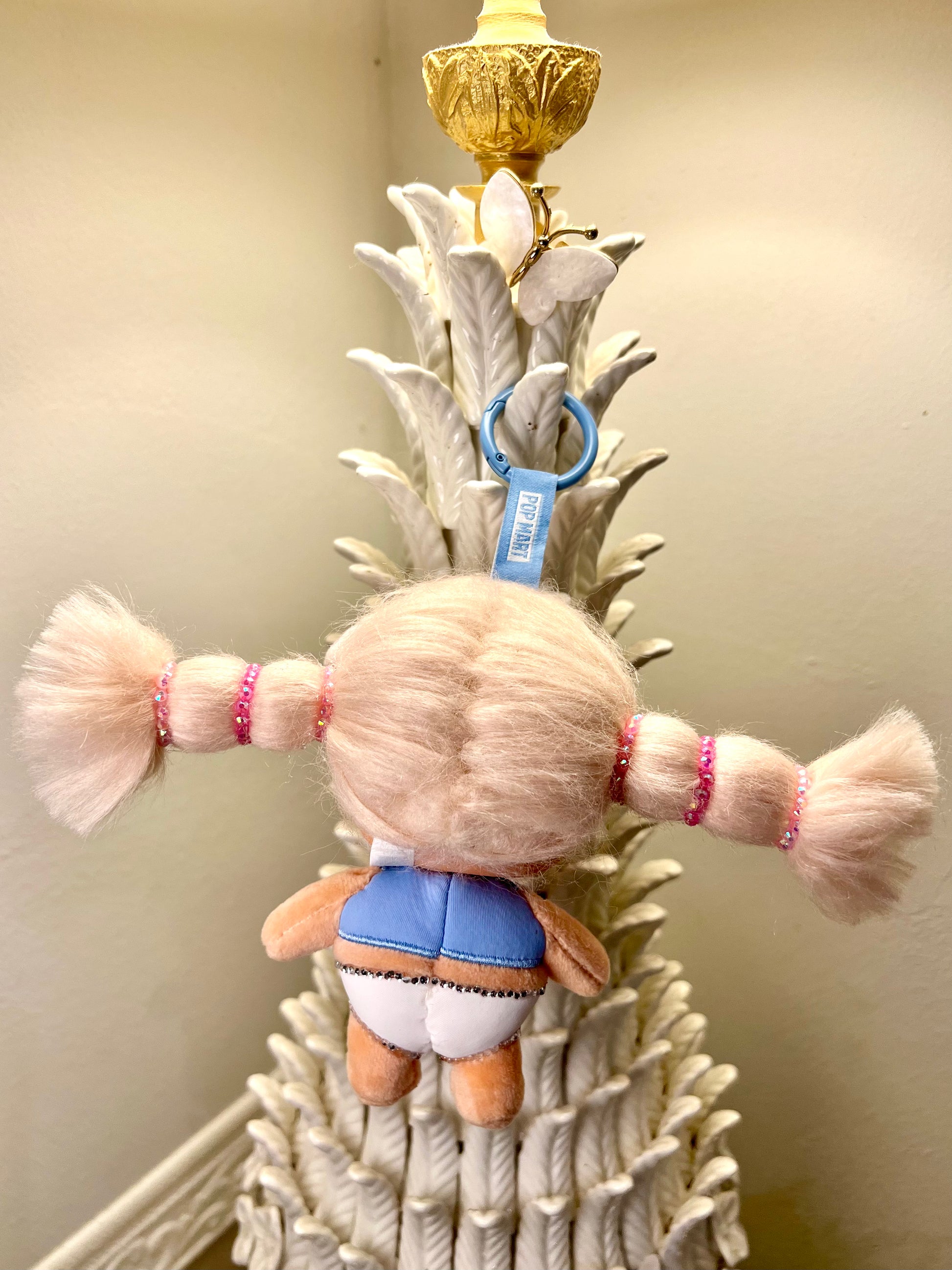 handmade crybaby figurine back | custom pop mart baby collectible