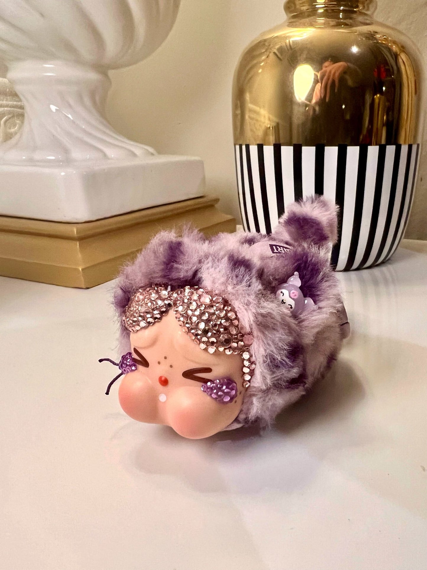 CryBaby Wild but Cutie - Neon Cutie, Plush Pendant, Kuromi decoration, CredenzArt custom design