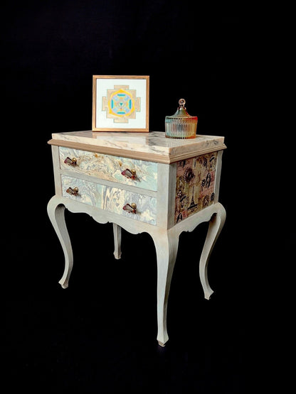 Mesita auxiliar artística - CredenzArt custom design