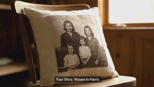 custom pillow family portrait