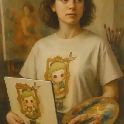 Pop Mart Inosoul T-Shirt: Harajuku Anime Grafik T-Shirt