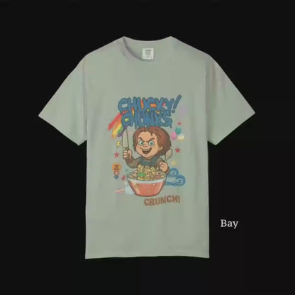 Chucky Chunks T-Shirt: Horror-Müsli-Parodie, Retro-T-Shirt aus den 90ern